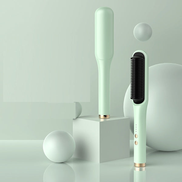 Electric Hair Curlers Comb Straightener